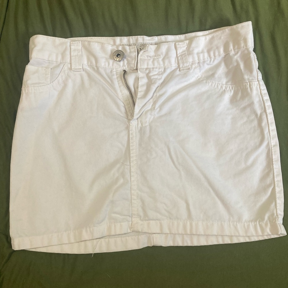 White Mini Skirt